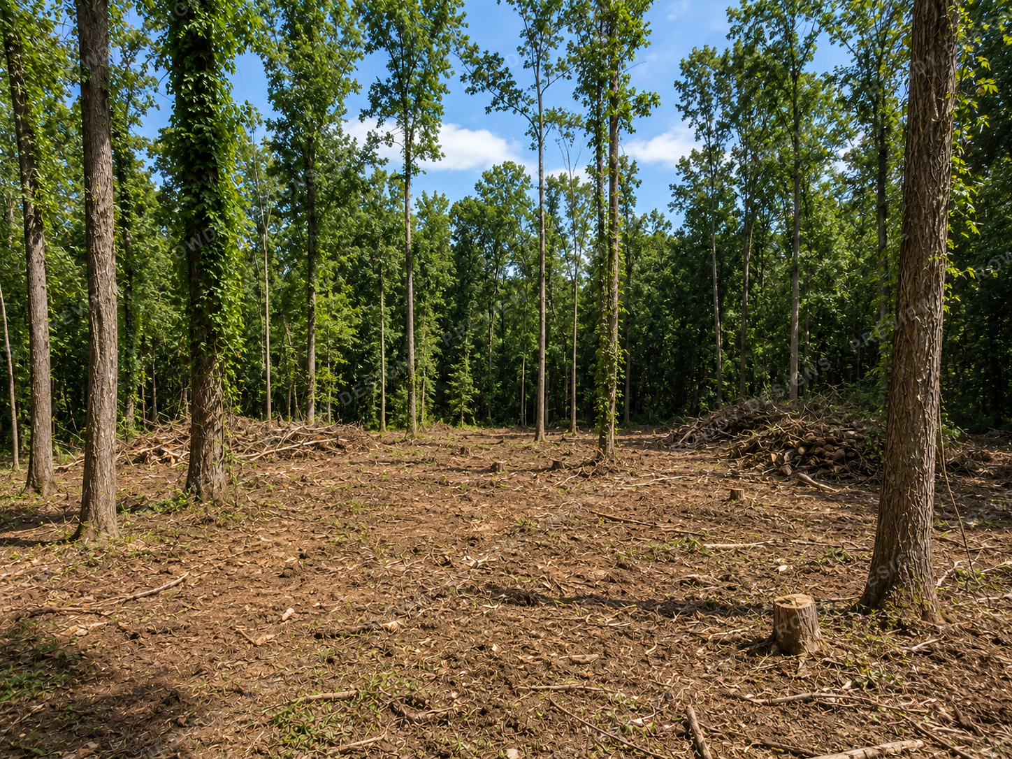 Land clearing after
